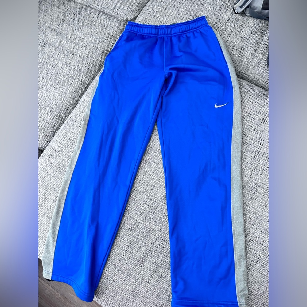 Nike Men’s Royal Blue and Gray Joggers
